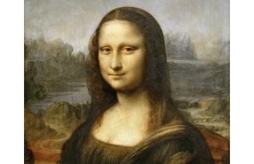 What is behind the Mona Lisa?
